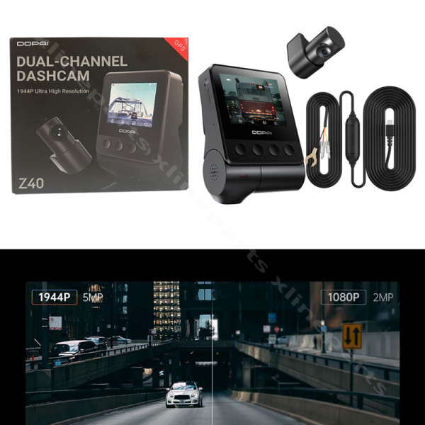 Dash Rear Cam DDPAI Z40 2.7K Wi-Fi GPS black