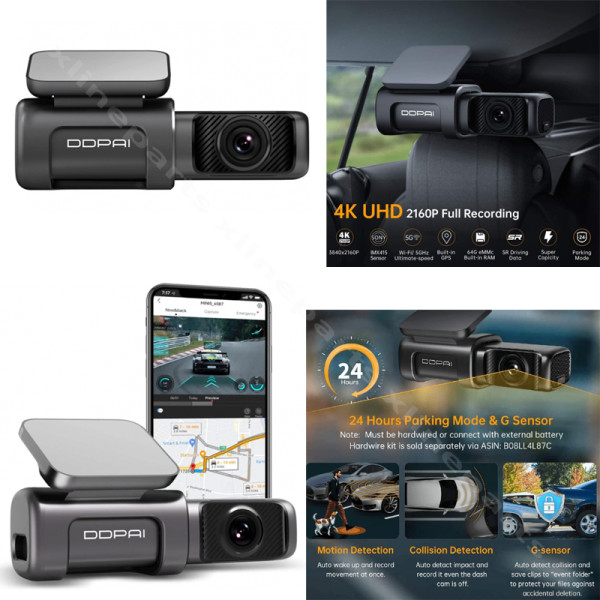 Dash Cam DDPAI Mini5 4k Wi-Fi black