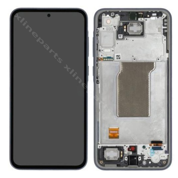 LCD Complete Frame Samsung A35 A356 black navy (Original)