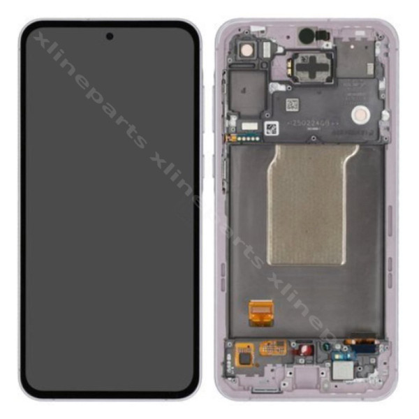 LCD Complete Frame Samsung A55 A556 lilac (Original)