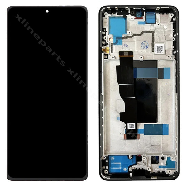LCD Complete Frame Xiaomi Redmi Note 13 Pro Plus 5G black OLED