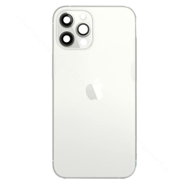 Back Battery Middle Cover Lens Apple iPhone 12 Pro silver