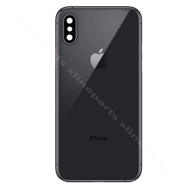Back Battery Middle Cover Lens Apple iPhone X gray OEM
