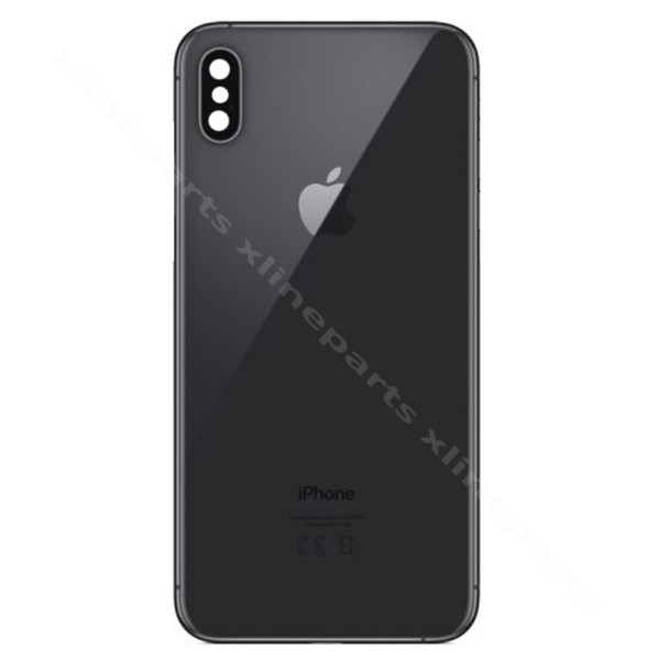 Back Battery Middle Cover Lens Apple iPhone XS Max black