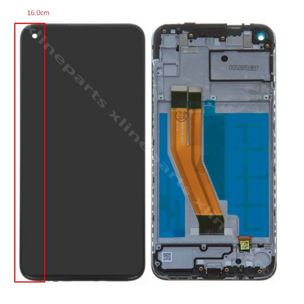 LCD Complete Frame Samsung A11 A115 black NoEU OEM