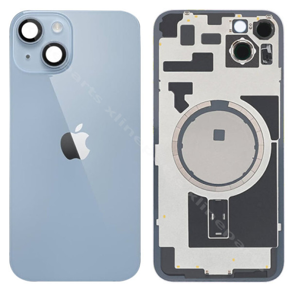 Back Battery Cover Lens Magsafe Apple iPhone 14 blue OEM