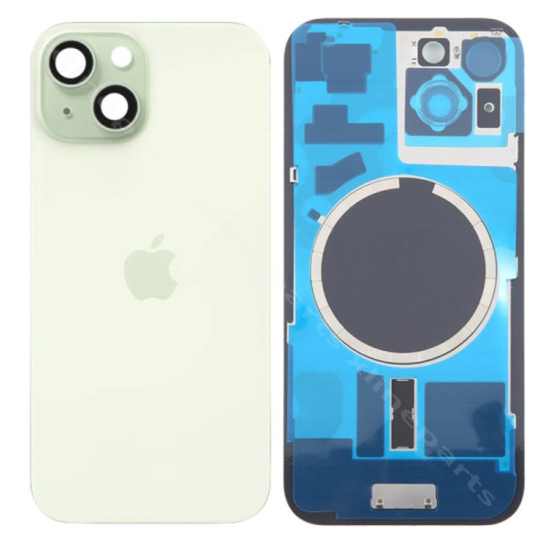 Back Battery Cover Lens Magsafe Apple iPhone 15 green OEM