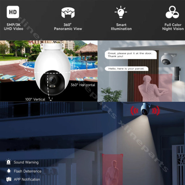 Security Camera Xiaomi Imilab EC6 Wi-Fi 3K white