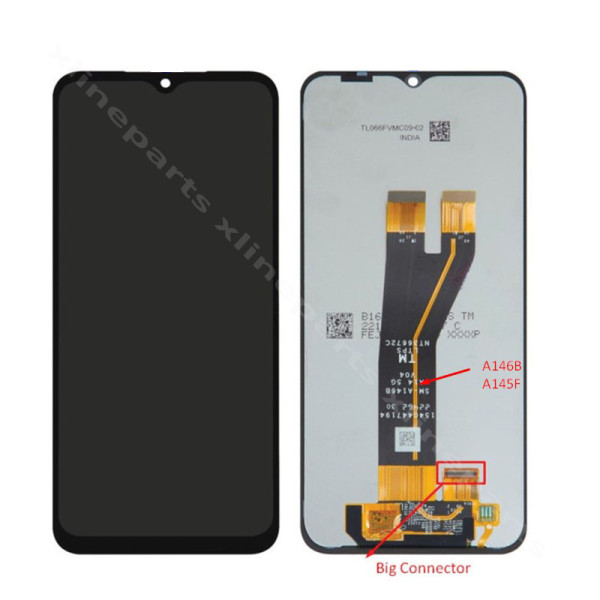 LCD Complete Samsung A14 5G A146B /A14 4G A145F NoEU black OEM