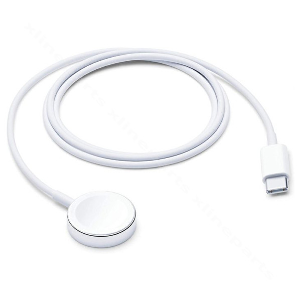 Fast Wireless Charger Apple Watch USB-C 1m white Bulk