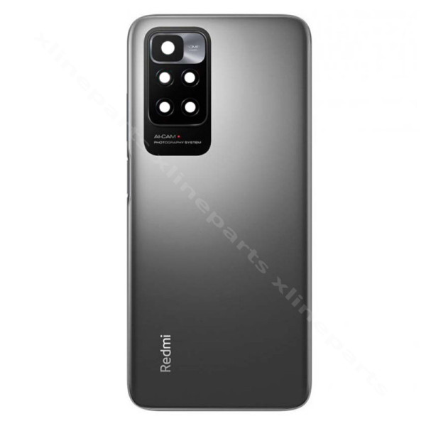 Back Battery Cover Lens Xiaomi Redmi 10 4G (2022) black OEM