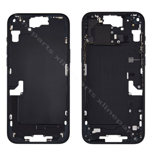 Middle Cover Apple iPhone 15 Plus midnight (Original)