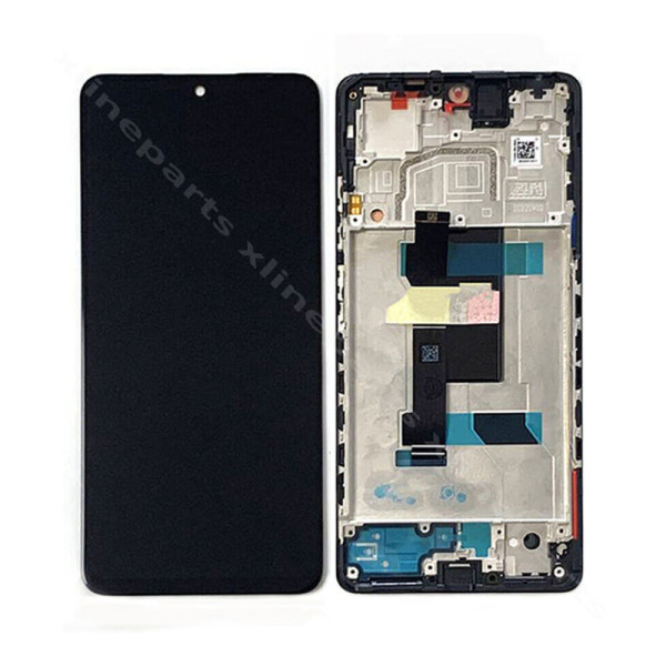 LCD Complete Frame Xiaomi Poco X6 Pro 5G black OLED