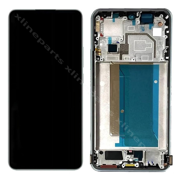 LCD Complete Frame Xiaomi 13T 5G/ 13T Pro 5G green (Original)