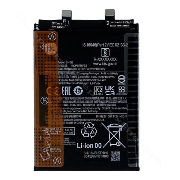 Battery Xiaomi Redmi Note 11 Pro 5G/ Poco X4 Pro 5G 5000mAh (BN5E) (Original)*