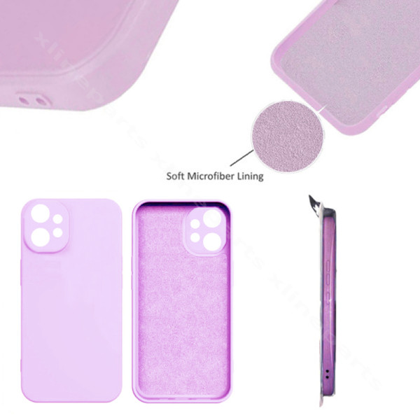 Back Case Silicone Complete Xiaomi Redmi Note 12 4G purple