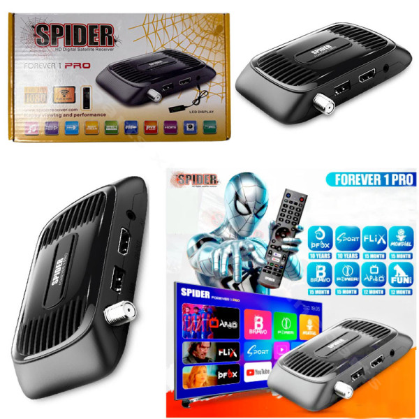 Satellite Receiver Full HD Spider Forever 1 Pro