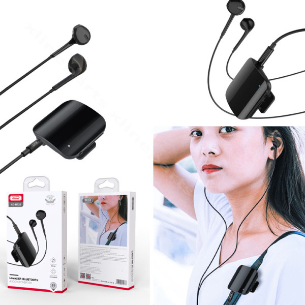 Earphone XO-BE29 3.5mm with Wireless Receiver black