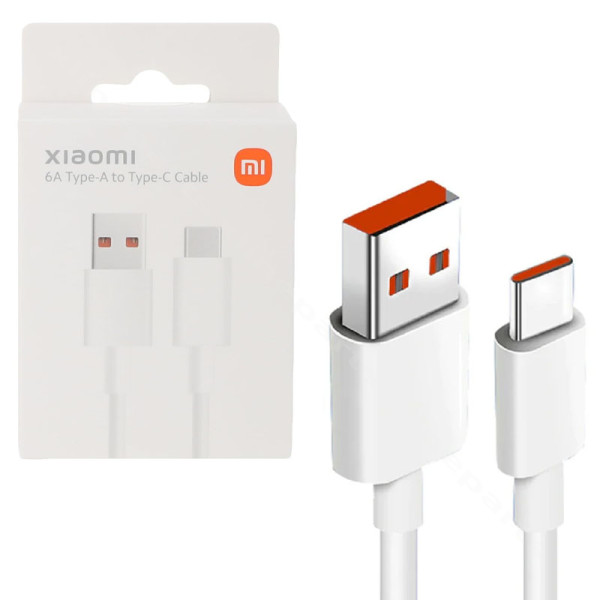 Cable USB to USB-C Xiaomi BHR6032GL 120W 6A 1m white