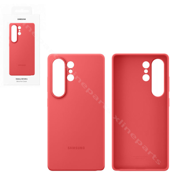 Back Case Silicone Samsung S25 Ultra S938 red (Original)