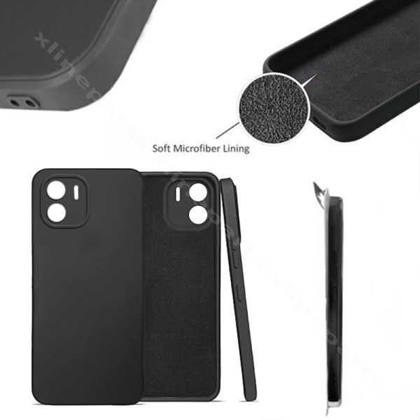 Back Case Silicone Complete Xiaomi Poco X7 Pro black