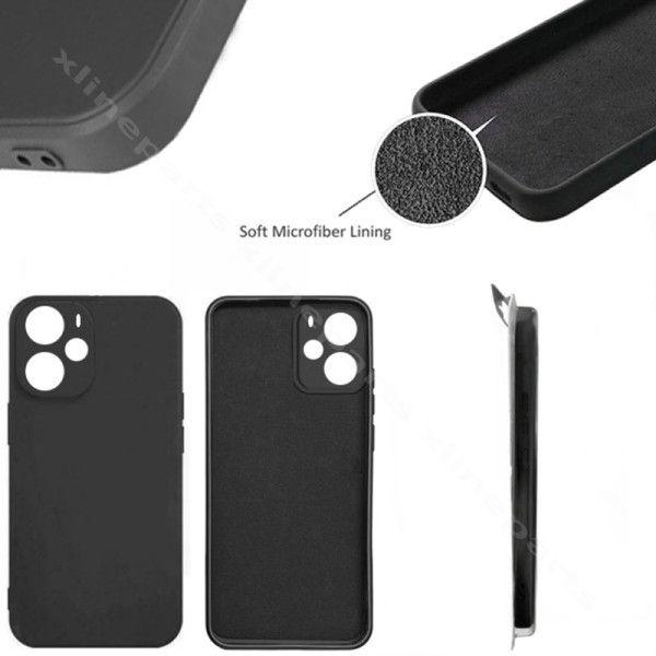 Back Case Silicone Complete Xiaomi Redmi Note 14 4G black