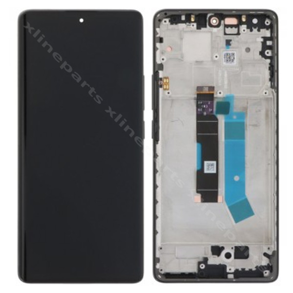 LCD Complete Frame Xiaomi Redmi Note 14 Pro 4G blue (Original)