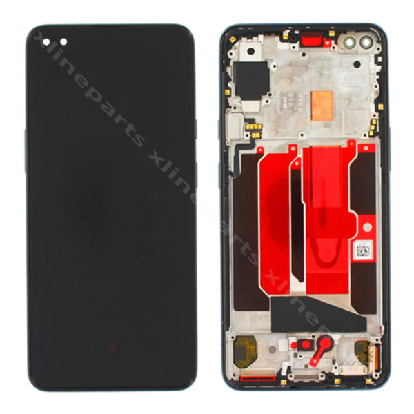 LCD Complete Frame OnePlus Nord black OLED