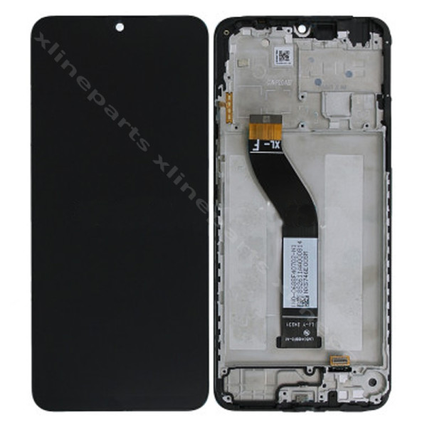 LCD Complete Frame Xiaomi Redmi 14C 4G/ Poco C75 4G black (Original)