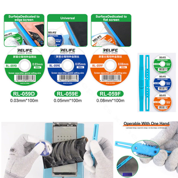 Desoldering Wire Set 5-in-1 Relife Rl-059 Plus