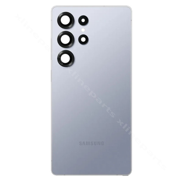 Back Battery Cover Lens Samsung S25 Ultra S938 silver blue*