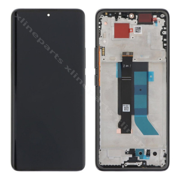 LCD Complete Frame Xiaomi Poco X7 Pro 5G black (Original)