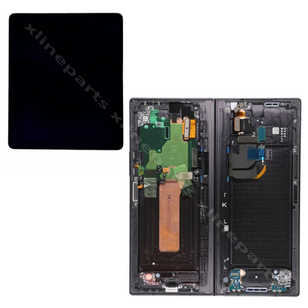 LCD Complete Frame Samsung Z Fold6 F956 Inner black (Original)
