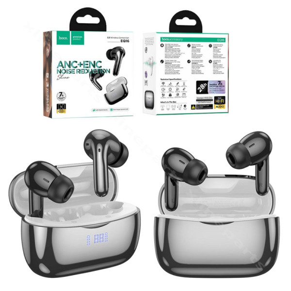 Earphone Hoco EQ16 Active Noise Cancellation Wireless black