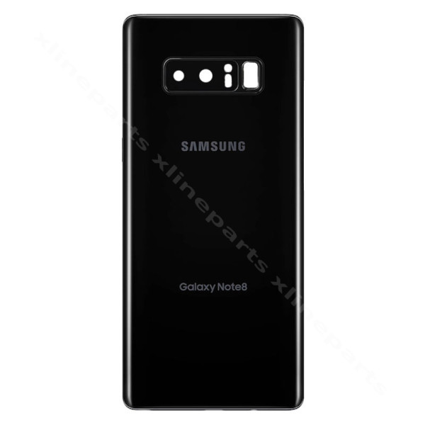 Back Battery Cover Lens Samsung Note 8 N950 black