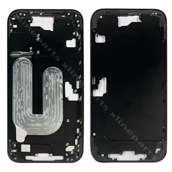 Middle Cover Apple iPhone 16 Plus black*