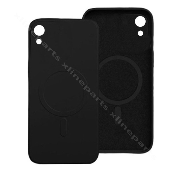Back Case Silicone Gum Magsafe Apple iPhone XR black