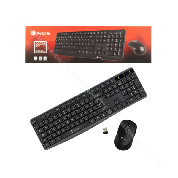 Keyboard and Mouse Combo Wireless Techmade TM-KM001 black