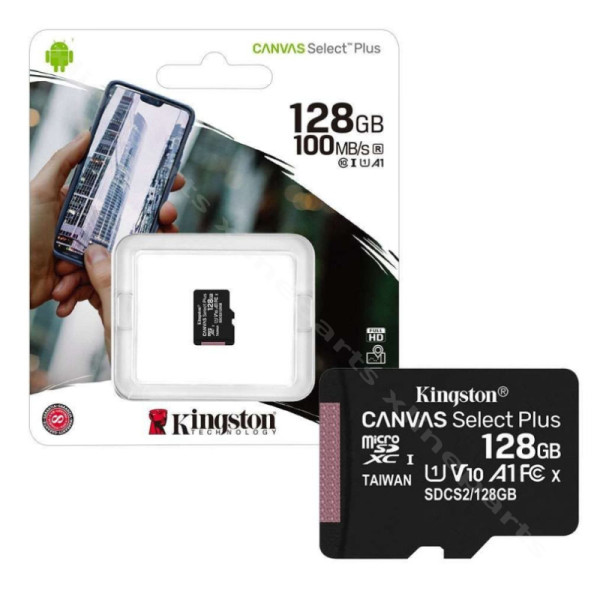 Kingston Micro SD Class 10 128GB*