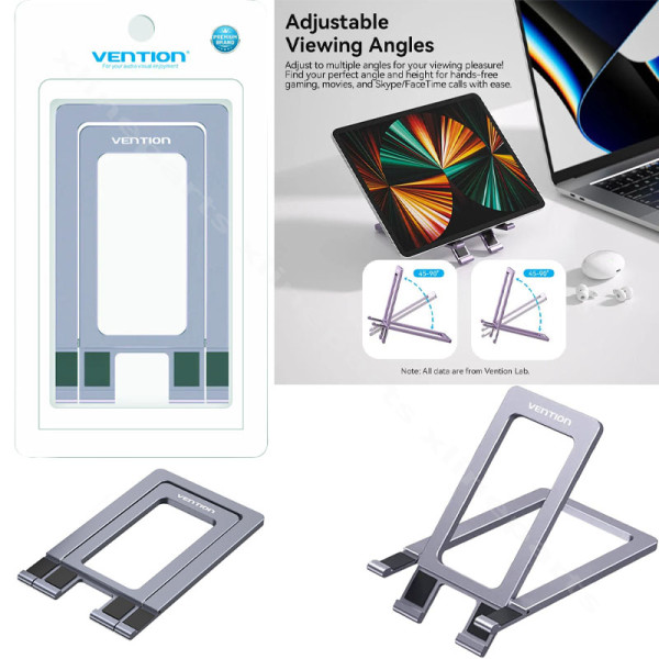 Phone Stand Vention KCZH0 Alluminum gray