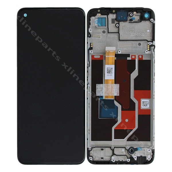 LCD Complete Frame Realme 9i black