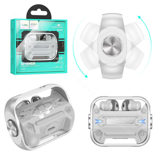 Earphone Hoco TWS EW55 Wireless silver