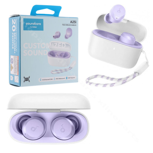 Earphone Anker Soundcore A25i Wireless purple