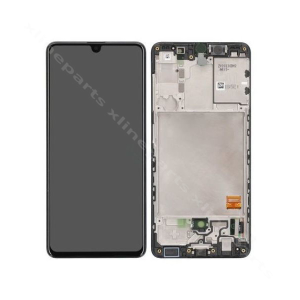 LCD Complete Frame Samsung A41 A415 black Refurb