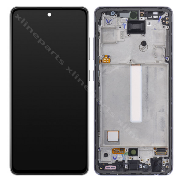 ЖК-экран в полной рамке Samsung A52 4G A525/ A52 5G A526 черный OEM*