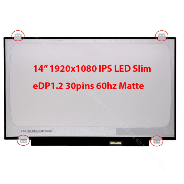 Laptop Screen Lenovo NT140FHM-N41V8.0 14" Slim LED FHD 30 Pins