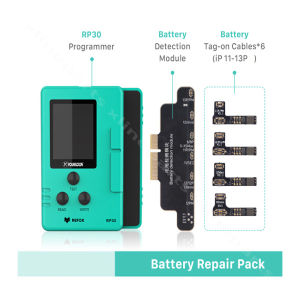 Used Multi-function Restore Programmer True Tone/Battery/Face ID Dot Projector Detection Module REFOX RP30