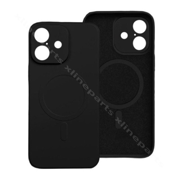 Back Case Silicone Gum Magsafe Apple iPhone 17 black