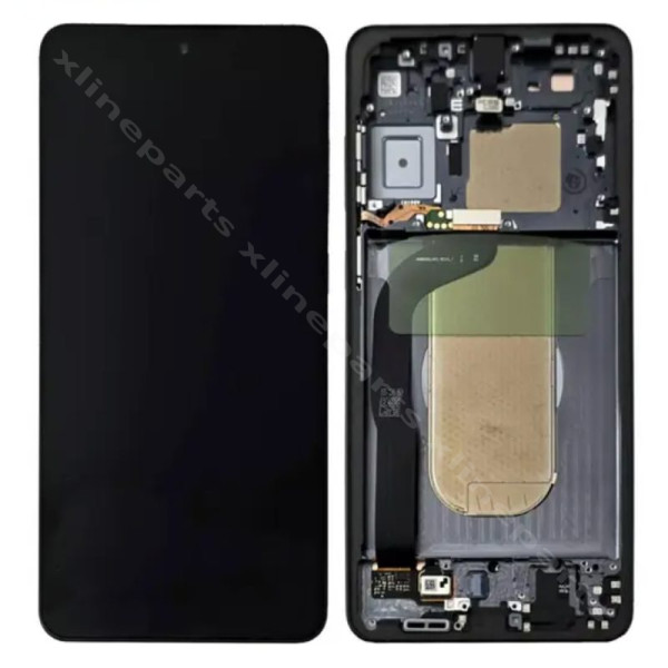 LCD Complete Frame Samsung S25 Edge S937 black (Original)