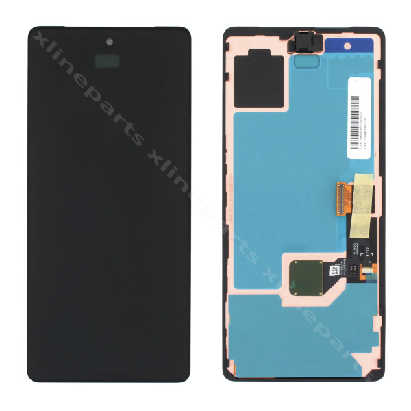 LCD Complete Frame Google Pixel 7 black (Original)